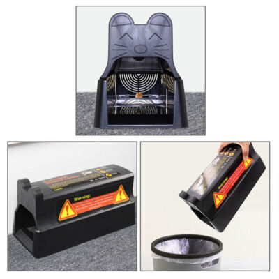Mausefalle Electronic Mouse Trap Rat Killer Pest Rodent Zapper Schlagfalle DHL