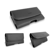 Sideways Horizontal Belt holster Clip Case Pouch Cover for Apple Iphone X