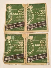 Vintage Holland House Pina Colada or Chi Chi Cocktail Mix  2x2 Unopened Packets