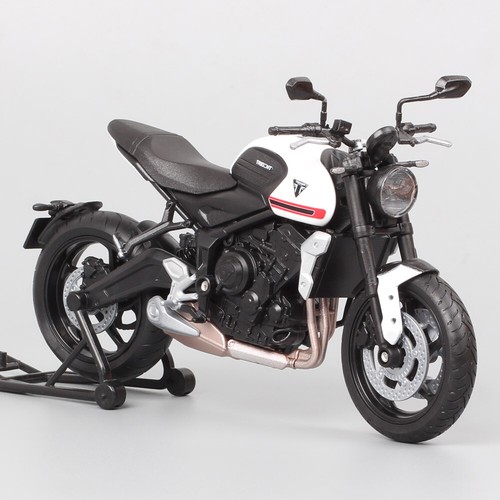 Welly 1/12 Maßstab Triumph Dreizack 660 2021 Druckguss Motorrad Modell Spielzeug Fahrrad - Bild 19 von 23