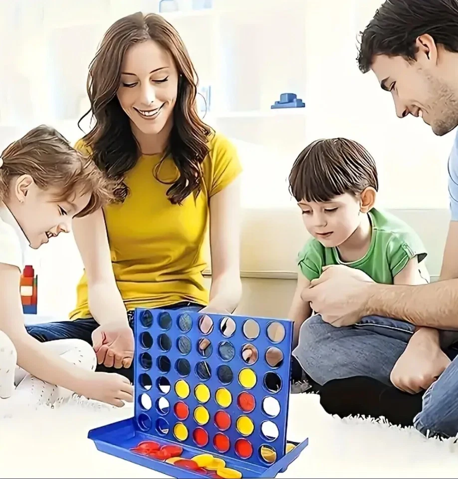 Connect 4 In A Row Four In A Line Board Game Family Fun Match 4 Raw-Small Size - Image 3 of 4