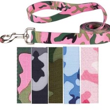 Camo Nylon Dog Leads By Guardian Gear in 3 Sizes and 5 Colors