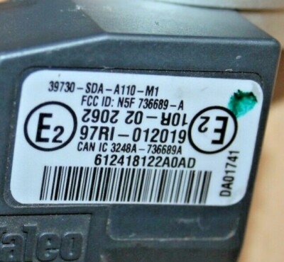のん Honda Anti-Theft Ignition Immobilizer Antenna N5F736689A OEN