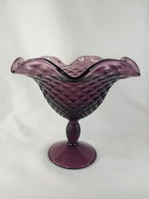 Vintage Amethyst Scalloped Edge Diamond Patte...