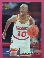 SAM CASSELL, 1993-94 TOPPS STADIUM CLUB ROOKIE CARD #314, ROCKETS. rookie card picture