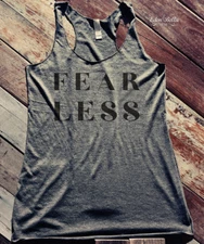 Fearless - tshirt tank top Soft TriBlend Racerback