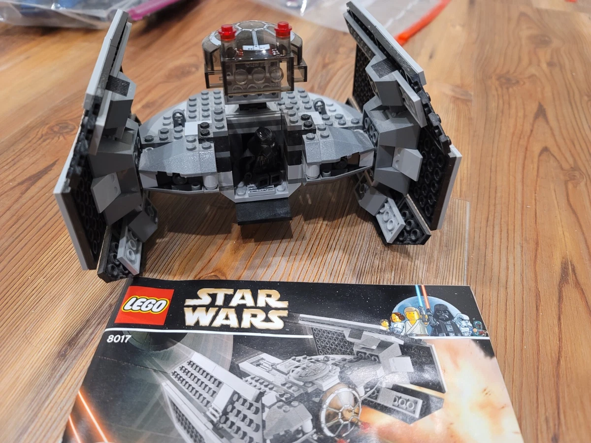 syv Det Tilbud LEGO STAR WARS DARTH VADERS TIE FIGHTER 8017 with minifigs and manual | eBay