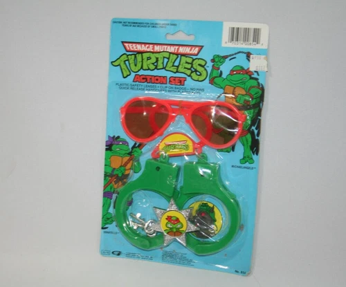 TMNT Teenage Mutant Ninja Turtle Vintage Action Set NIB NIP Sealed New