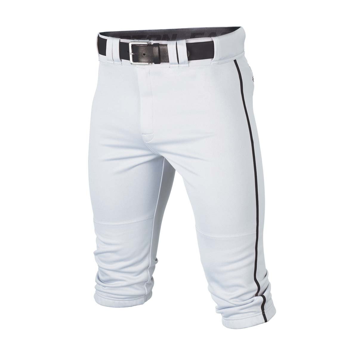 Easton Youth Rival WHITE Knicker Baseball Pants w/ BLACK Piping YL 27