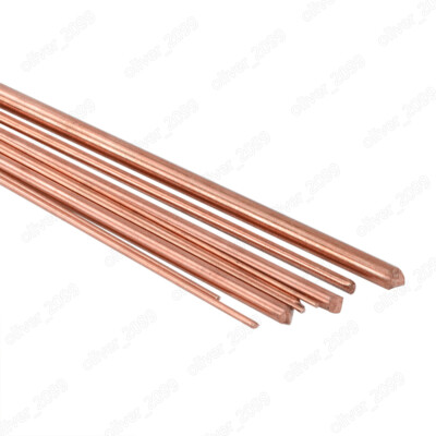 Tynulox 2Pcs Pure Copper Round Rod 1/8" Dia 7.87" Length Bare - View #4