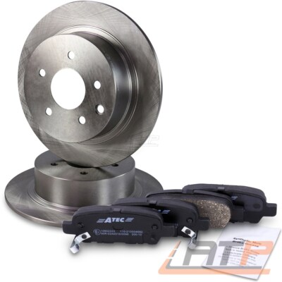 BREMSSCHEIBEN VOLL Ø292 + BREMSBELÄGE HINTEN FÜR NISSAN QASHQAI BJ 07-14
