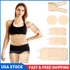 6 Pcs Castor Oil Pack Wrap for Women Reusable Organic Cotton Kit Promote blood