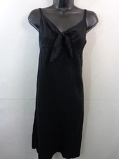 Old Navy Dress Women's PL Black Linen Blend Sun Dress Adjustable Straps