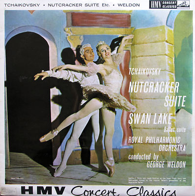 XLP 20024 Tchaikovsky Nutcracker Swan Lake George Weldon HMV Mono NM/EX