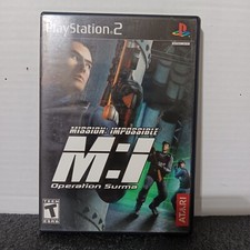 Vtg Mission Impossible Operation Surma PS2 PlayStation 2 Complete w/ Manual