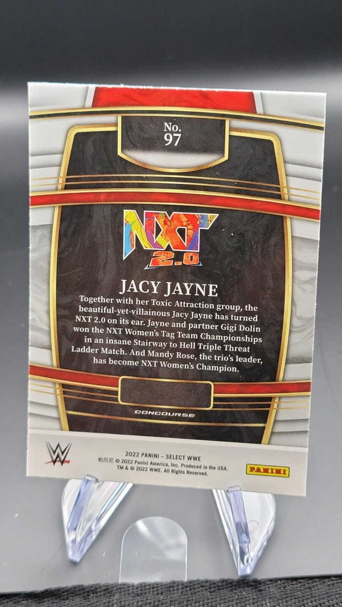 2022 Panini Select WWE Jacy Jayne Concourse Level Red and Blue #97