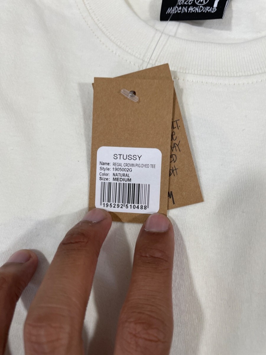 【STUSSY】Regal Crown Pig. Dyed Tee (Natural) s-l1200.jpg