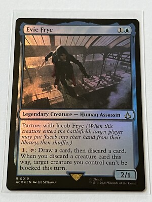 Evie Frye 19 MTG Assassins Creed 2024 Mint - 9.0 + Foil Rare