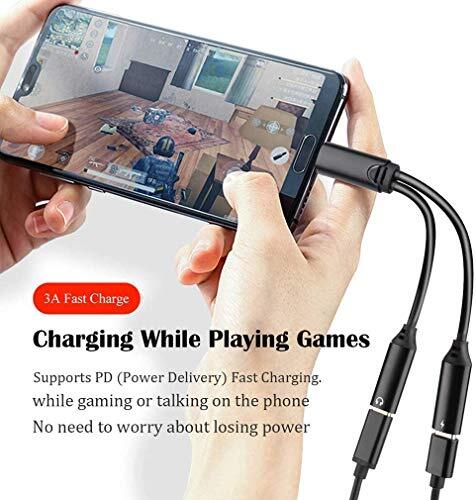 LecLooc USB C Splitter for iPhone 16 15, Dual C Audio and Charge Black - Picture 7 of 7