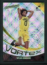 2023-24 TAYLOR HENDRICKS 53/99 PANINI REVOLUTION COSMIC ROOKIE RC #108 VORTEX