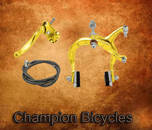 ORIGINAL! MX BRAKE (FRONT OR REAR) ALLOY GOLD. - Picture 2 of 3