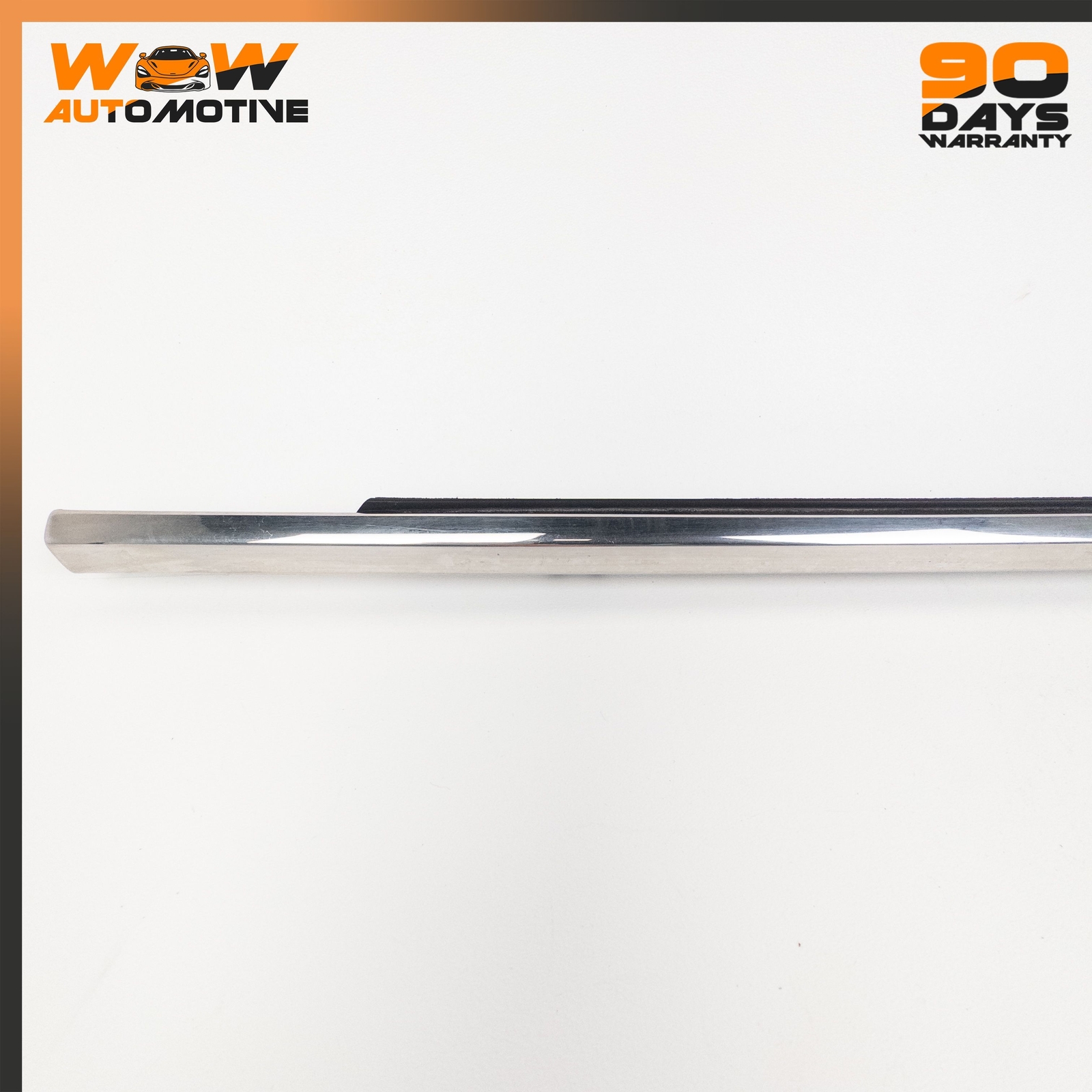 06-13 BENTLEY CONTINENTAL FLYING SPUR FRONT RIGHT BODY TRIM STRIP CHROME OEM