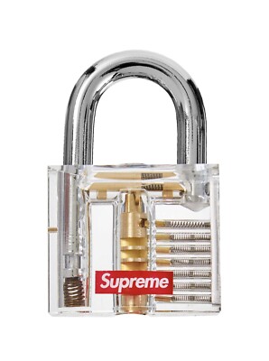 Supreme Transparent Lock Clear SS20 | eBay