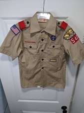 Boy Scouts of America Uniform Youth Medium Tan Shirt