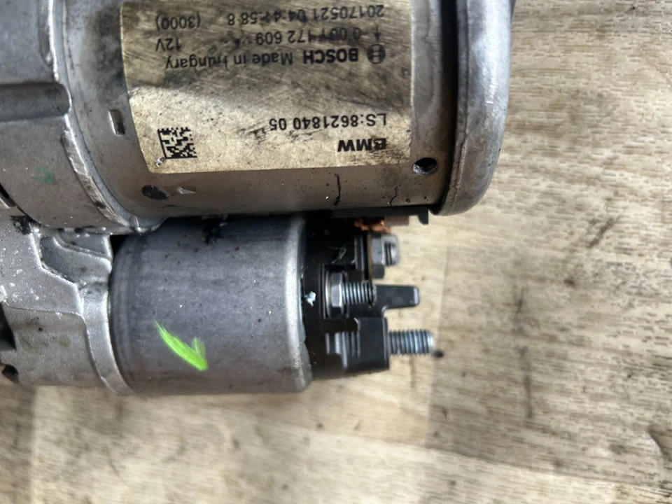 BMW 340I 440I 540I 840I OEM 17-21 ENGINE STARTER MOTOR - Image 3 of 4