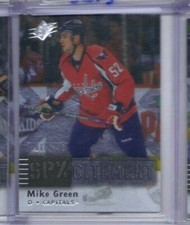  2009-10 SPx SPXcitement #X45 Mike Green 818/999  HOCKEY CARD