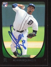 2011 Bowman Al Alburquerque Rookie Auto Detroit Tigers #60 RC Card Signed