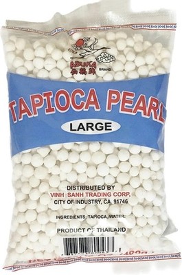 14oz Asuka White Tapioca Pearl Large - Boba Sago - Gluten Free