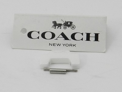COACH White Ceramic  Link Replacement 16mm