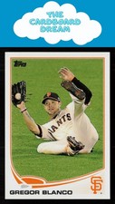 Gregor Blanco 2013 Topps #651 San Francisco Giants Baseball Card