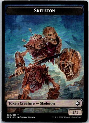 Lost Mine of Phandelver // Skeleton Double-Sided Token T 21 // 6 Normal Adventur