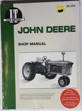 I&T Shop Manual JD-203 John Deere 3010 3020 4000 4010 4020 5010 5020 4320 6030