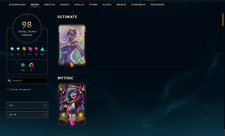 League of Legends All chars account 98 skins RARE