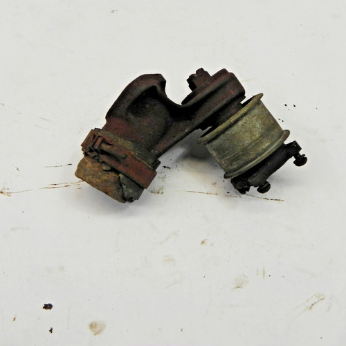 1926-1927 FORD MODEL T FAN PULLEY ASSEMBLY ORIGINAL USED CAR PART WITH BRACKET