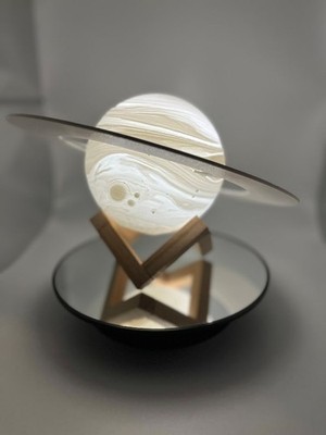 3D Printed Solar System Planet Lamps - 16 Color Changing RGB Night Light