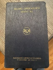 1935 RCA Radiomarine Radio Operator’s Manual – Early Maritime Logbook