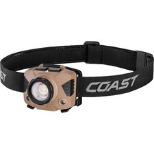 Coast FLX7 700 Lumen Coyote LED Headlamp AAA Battery Included