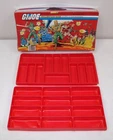 Very Nice!! Vtg 1984 TARA TOY "GI Joe" FIGURE COLLECTORS CASE & Trays! /Made USA
