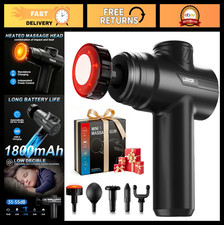 Deep Tissue Massage Gun with Heat - Percussion Massager for Pain Relief, Gifts f