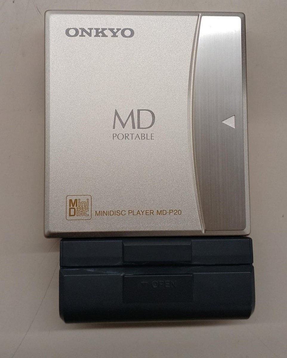 Onkyo MD-P20 Portable MiniDisc Player MD Player With Battery