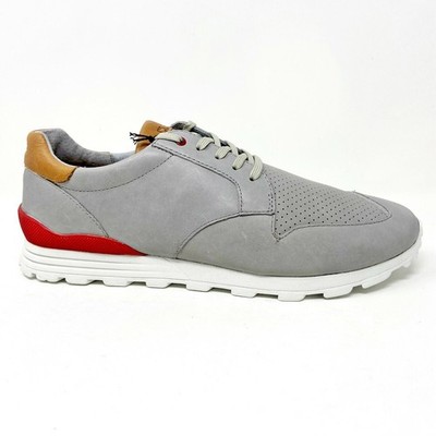 Clae Nathan Gravel Leather Mens Premium Sneakers