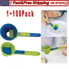 Protein Powder Funnel Spoon Measuring Spoon Funnel With Longer Handle