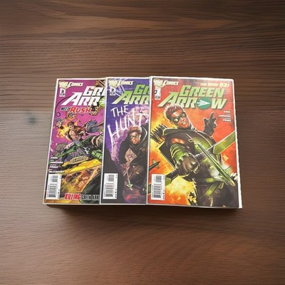 GREEN ARROW v4 #1,2,3 NM 2011/12 DC Comics New 52  vs RUSH   J.T. Krull