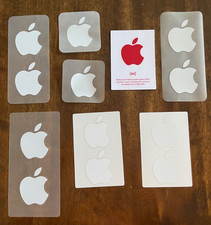 Apple logo sticker's, 12 white, 1 RARE red