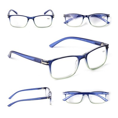High Power Blue Fashion Lesebrille Unisex +4,5+5,0+5,5+6,0+6,5+7,0 DX118