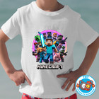 BOYS MINE-CRAFT INSPIRED T-SHIRT NEW